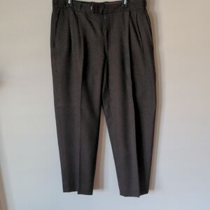 Vintage 80s Brown Dress Pants Size 36